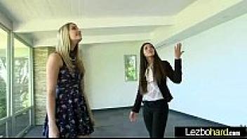 Lez Girls Kissing And Licking Their Wet Pussy (Kenna James & Aspen Rae) movie-19