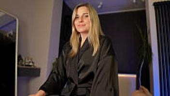 A lustful stepmother awakened her son to adore him.