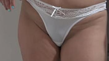 My stepson is filming me while masturbating on the beach.