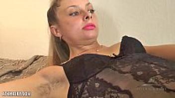 Olivia has a deep affection for her hairy pussy.