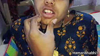 When her husband was away, Desi Indian Bhabhi had violent sex in her home. Sexy BF video in Indian Desi Hindi.