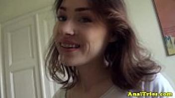 Anal for an amateur girlfriend for the first time