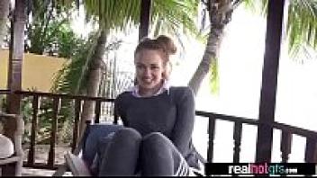 Samantha Hayes's Hard Sex Action Tape With Hot Real Sexy Amateur GF video-26