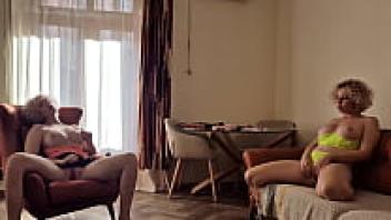 I got so wet watching her fingering—a mutual orgasm tease. Step-sisters Cum Hard