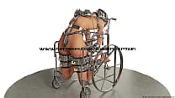 Hardcore 3D BDSM Animation: Trapped in a Wheelchair