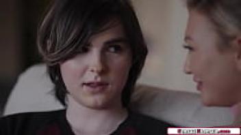 Ella Hollywood, a shemale, adores a cis girl.