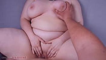 Curvy camgirl girlfriend loved in the POV position - Chubby amateur couple sex at home.