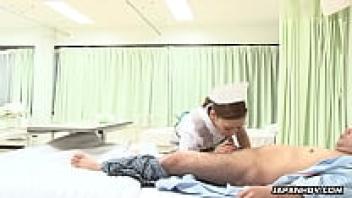 The nurse will revive him with a cock suck.