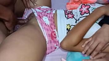 My stepfather comes to see me after a trip with his wife and returns alone because I was home alone, and he suggests to love him for money, which I accept - Stepfather loving his 18-year-old stepdaughter for being such a hottie.