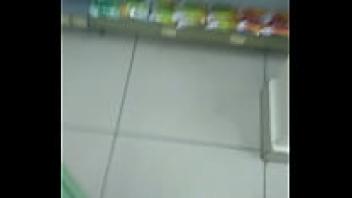 Teen voyeur upskirt in store